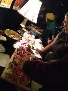 A glimpse of the generous spread